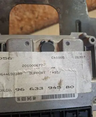 Citroen C4 I Engine control unit/module 9663394580 201000677 9634692380