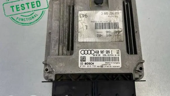 Audi A6 S6 C7 4G Engine control unit/module 4G0907589C 6R2610185D