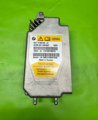 BMW 7 F01 F02 F03 F04 Airbag control unit/module 9199756 31919975601D 607838400T