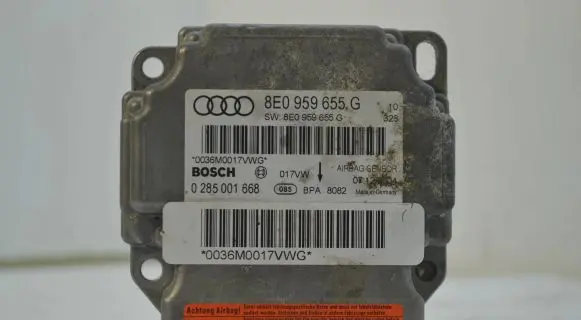 Audi A4 S4 B7 8E 8H Airbag control unit/module 8E0959655G 0285001668 0036M0017VWG