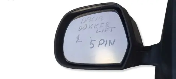 Dacia Dokker Front door electric wing mirror 
