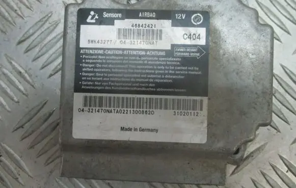 Alfa Romeo 147 Airbag control unit/module 46842421