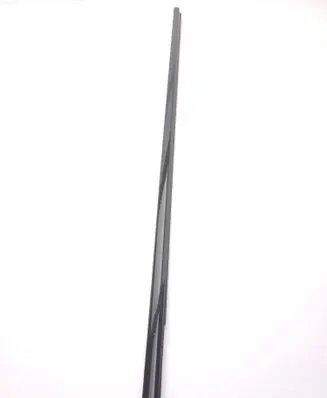 Front door glass trim molding