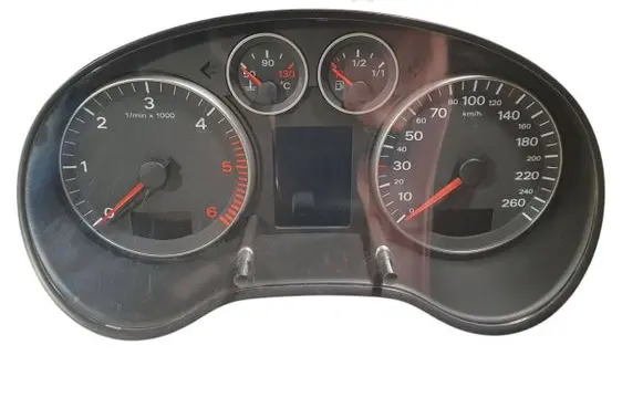 Audi A3 S3 8P Speedometer (instrument cluster) 8P0920931