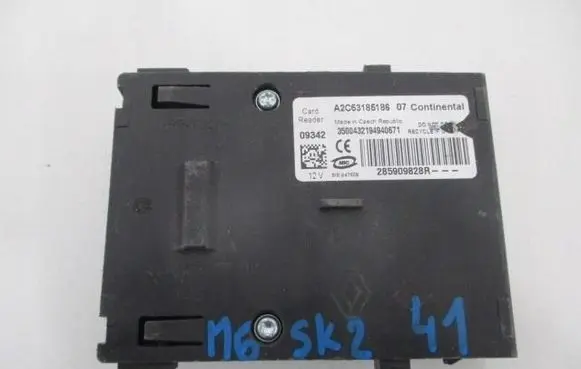 Renault Megane III Ignition key card reader 285909828R