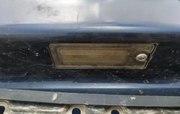 Volvo S80 Number plate light