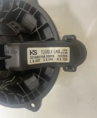 Hyundai Tucson TL Heater fan/blower D316NFFAA