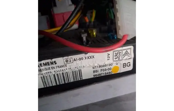 Citroen C3 Fuse box set 9648715480