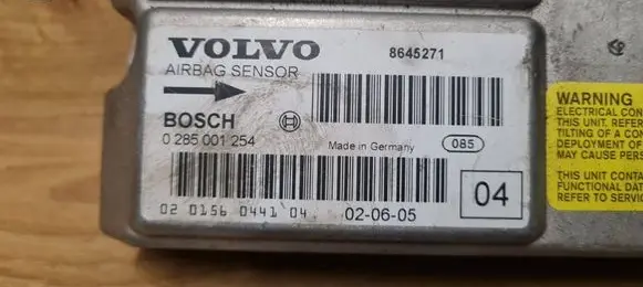 Volvo V70 Airbag control unit/module 0285001254 8645271 02D1560441