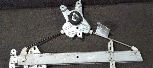 Sliding door window regulator with motor