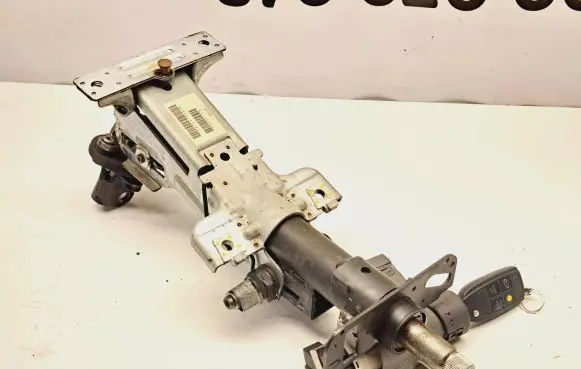 Steering wheel axle set