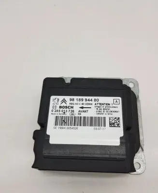 Citroen Jumpy Airbag control unit/module 9818994480 YBBK0054526 0285013736