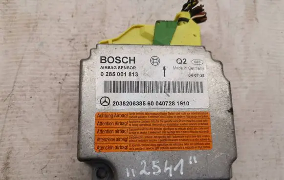 Mercedes-Benz C W203 Airbag control unit/module 0285001813 2038206385 0407281910