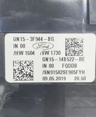 Ford Ecosport Wiper turn signal indicator stalk/switch GN153F944BG GN1514B522RE