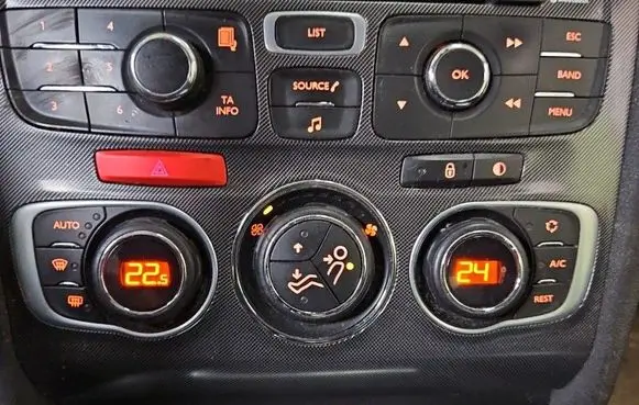 Citroen C4 II Climate control/heater control trim 9666027477 IMPRK1573444
