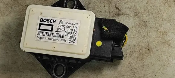 Peugeot 308 ESP acceleration yaw rate sensor 0265005714 9663187680 7010835