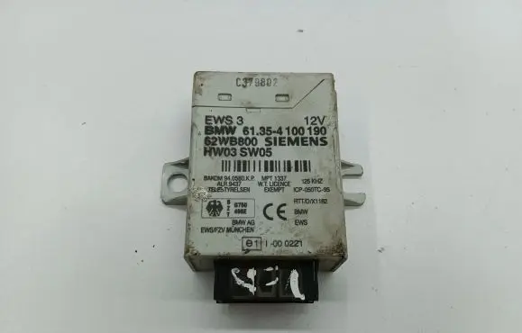 BMW 3 E46 Immobilizer control unit/module 4100190