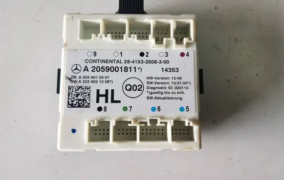 Mercedes-Benz C W205 Door control unit/module A2059001811IAUTOPI A2059001811 A2229021008