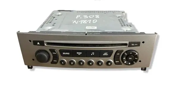 Peugeot 308 Radio/CD/DVD/GPS head unit 96662671XH04