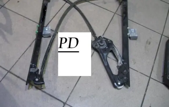 Volkswagen Sharan Front door manual window regulator 
