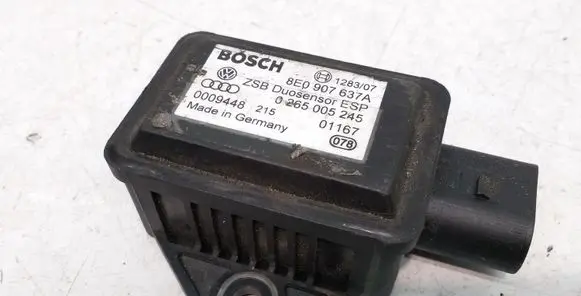 Audi A6 S6 C5 4B ESP acceleration yaw rate sensor 8E0907637A 0265005245