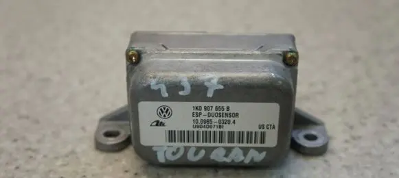 Volkswagen Touran I ESP acceleration yaw rate sensor 1K0907655B