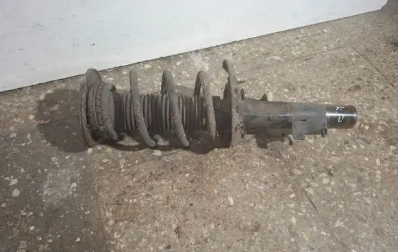 Front shock absorber with coil spring