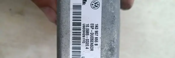 ESP acceleration yaw rate sensor