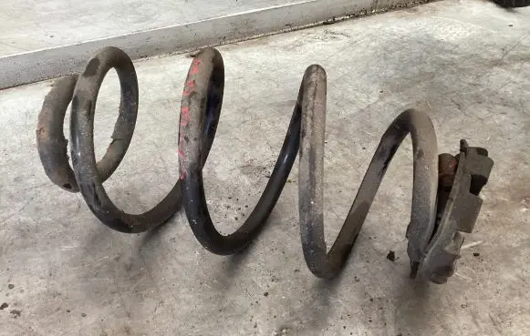 Front coil spring