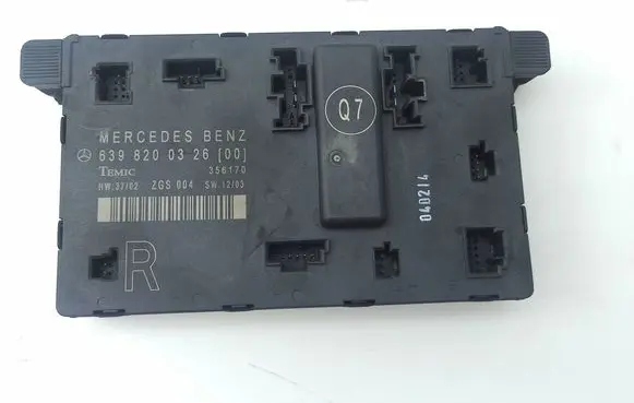 Mercedes-Benz Vito Viano W639 Door control unit/module 6398200326 A6398200326