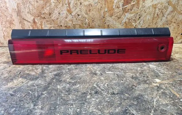 Honda Prelude Trunk door license plate light bar 