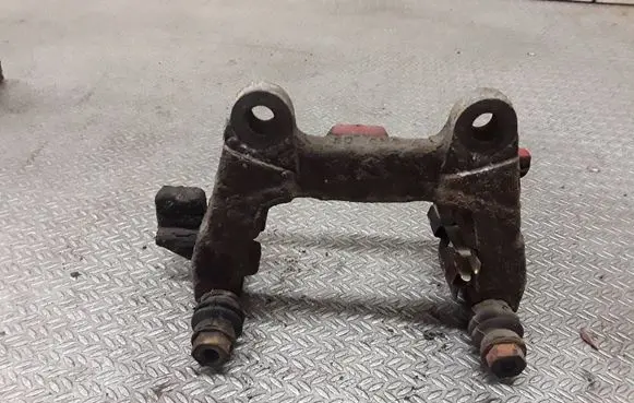 Audi A6 S6 C6 4F Brake caliper pad carrier rear 