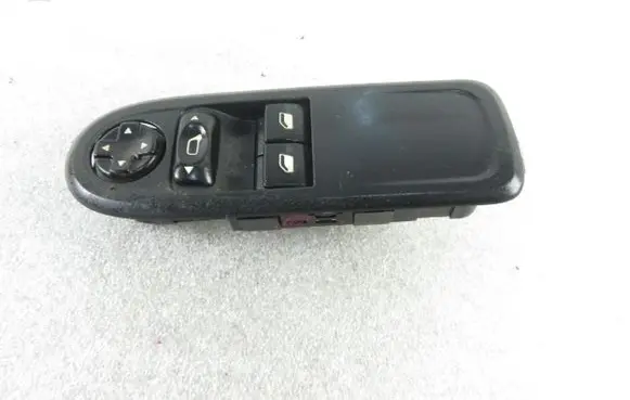 Peugeot 308 Electric window control switch 96565186XT