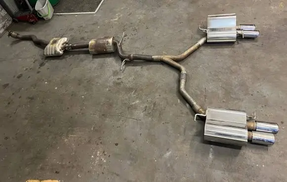 Audi A5 8T 8F Muffler/silencer A229-T-M-2 0310681
