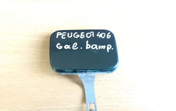 Peugeot 406 Rear bumper row hook cap/cover 9883187177