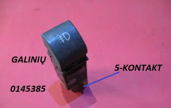 Fog light switch