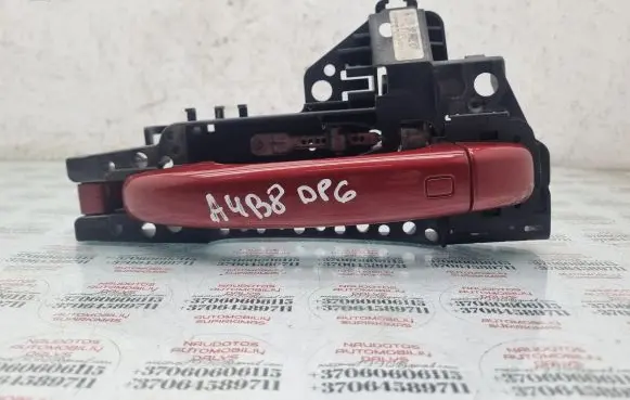 Audi A4 S4 B8 8K Rear door exterior handle 8T0837886A