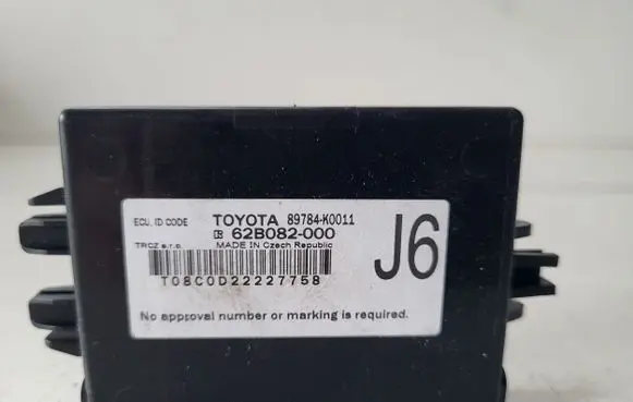 Toyota Yaris XP210 Other control units/modules 89784K0011