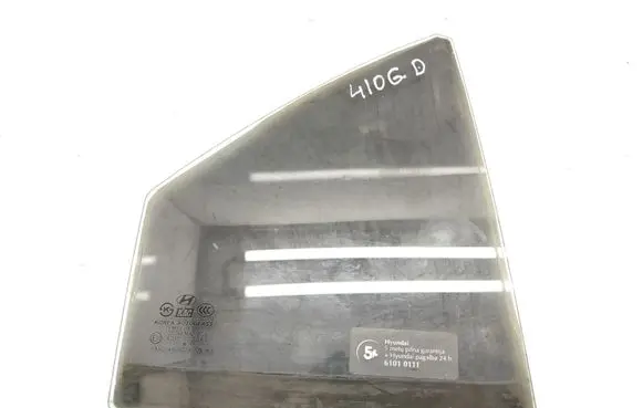 Hyundai Sonata Rear vent window glass 43R000383 AS2