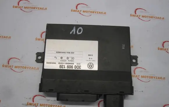 Volkswagen Touareg I Keyless (KESSY) go control unit/module 3D0909139 5WK48494