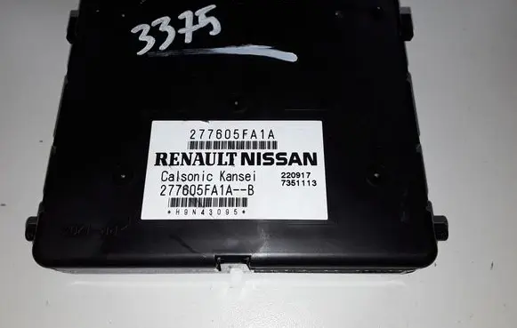 Nissan Micra K14 Air conditioning/heating control unit 277605FA1A
