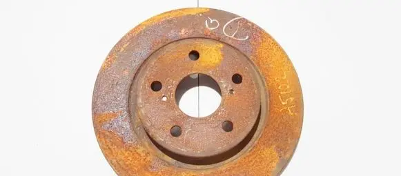 Toyota Avensis T270 Rear brake disc neventiliuojamas