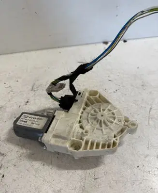 Audi A6 S6 C6 4F Front door window regulator motor 4F0959802D 25012007A 01997008201