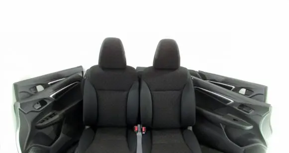 Honda Jazz Seat and door cards trim set 