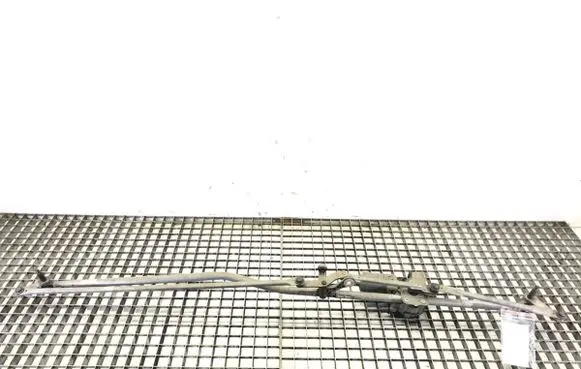 Front wiper linkage and motor
