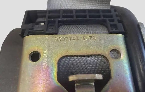 Citroen C5 Front seatbelt B507743AC78 B507743 2140005