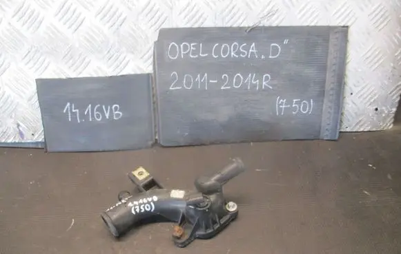Opel Corsa D Thermostat/thermostat housing 0112016A