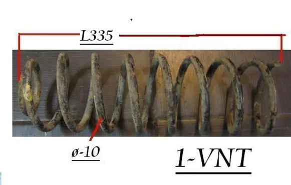 Volkswagen Golf II Rear coil spring