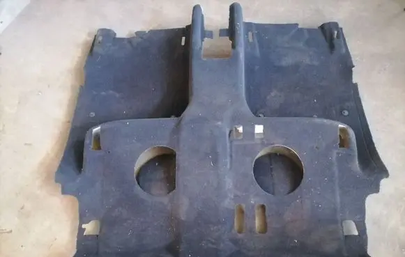 Porsche Cayenne (92A) Rear floor carpet liner 7P5863367