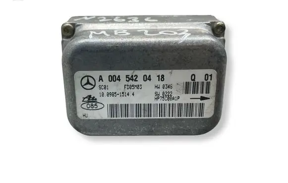 Mercedes-Benz C W203 ESP acceleration yaw rate sensor A0045420418 10098515144